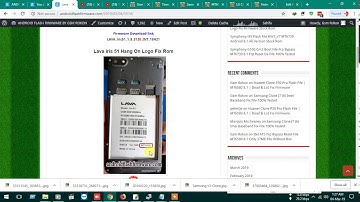 Lava iris 51 Flash File S120 Spd 8.1 Frp & Dead Recovery Care Firmware Stock Rom