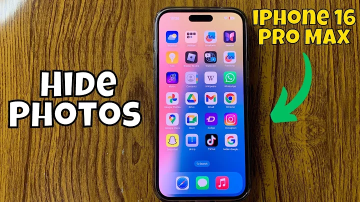 How to Hide Photos on iPhone 16 Pro Max (Tutorial)