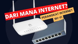 Apa itu Jaringan Internet  Modem, Router, Switch, ISP, Wi-Fi
