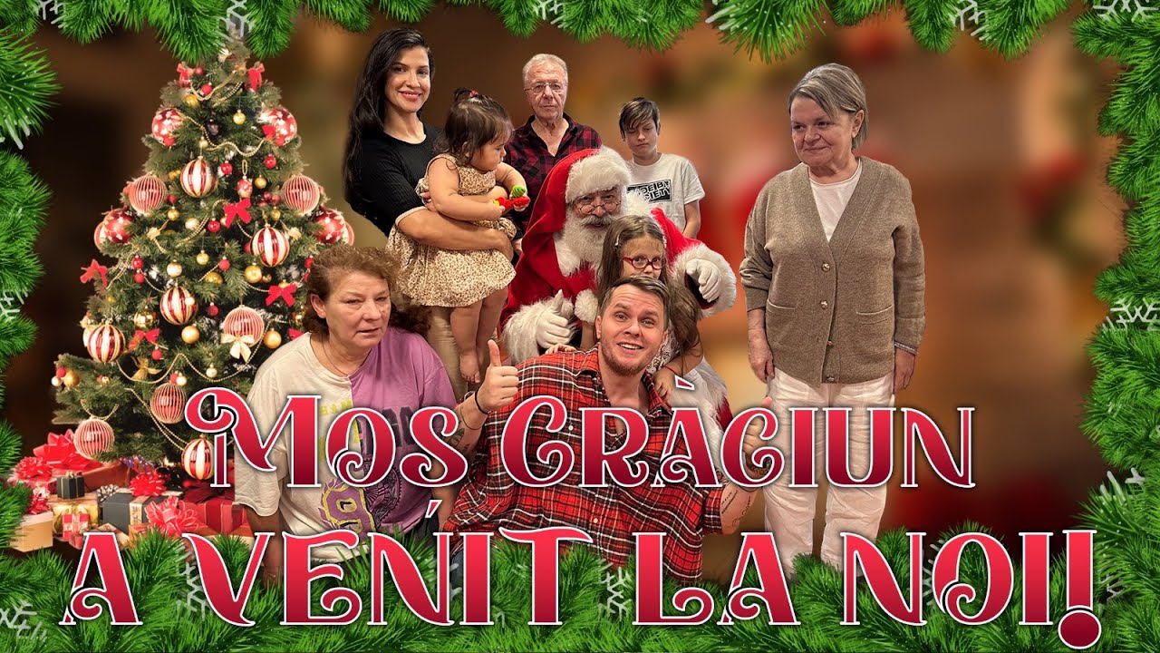 Mos Craciun a venit la noi acasa!