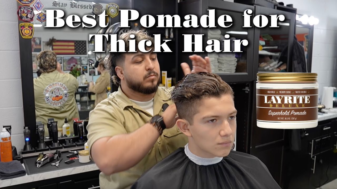 Best Pomade for Thick Hair? Layrite Super Hold Styling Tutorial