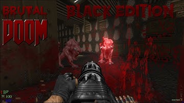Brutal Doom Black Edition 3.2c - Project Slipgate | Map02 | PC Gameplay 4K