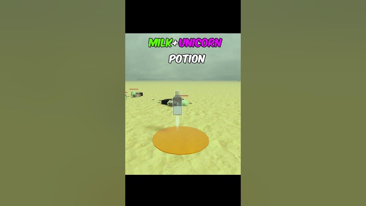 Milk + Unicorn POTION= REVIVE! 💀😭 #roblox #deadrails