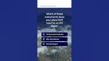 Quiz: IFR Instruments