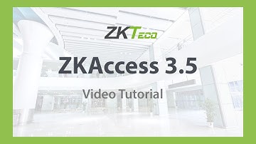 Video Tutorial: ZKAccess 3.5 (Descargar la Licencia Gratuita de la Versión  3.5.5.X)