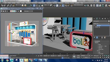 Tutorial on Modeling and texturing a stall in 3dsmax ( Part 4)