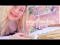 STUDIO VLOG 🥕 Running multiple businesses, graphic design & creating products for my second business