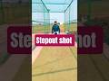 stepout shot 🏏#cricket #shorts #short #minivlog #vlog #cricketshorts