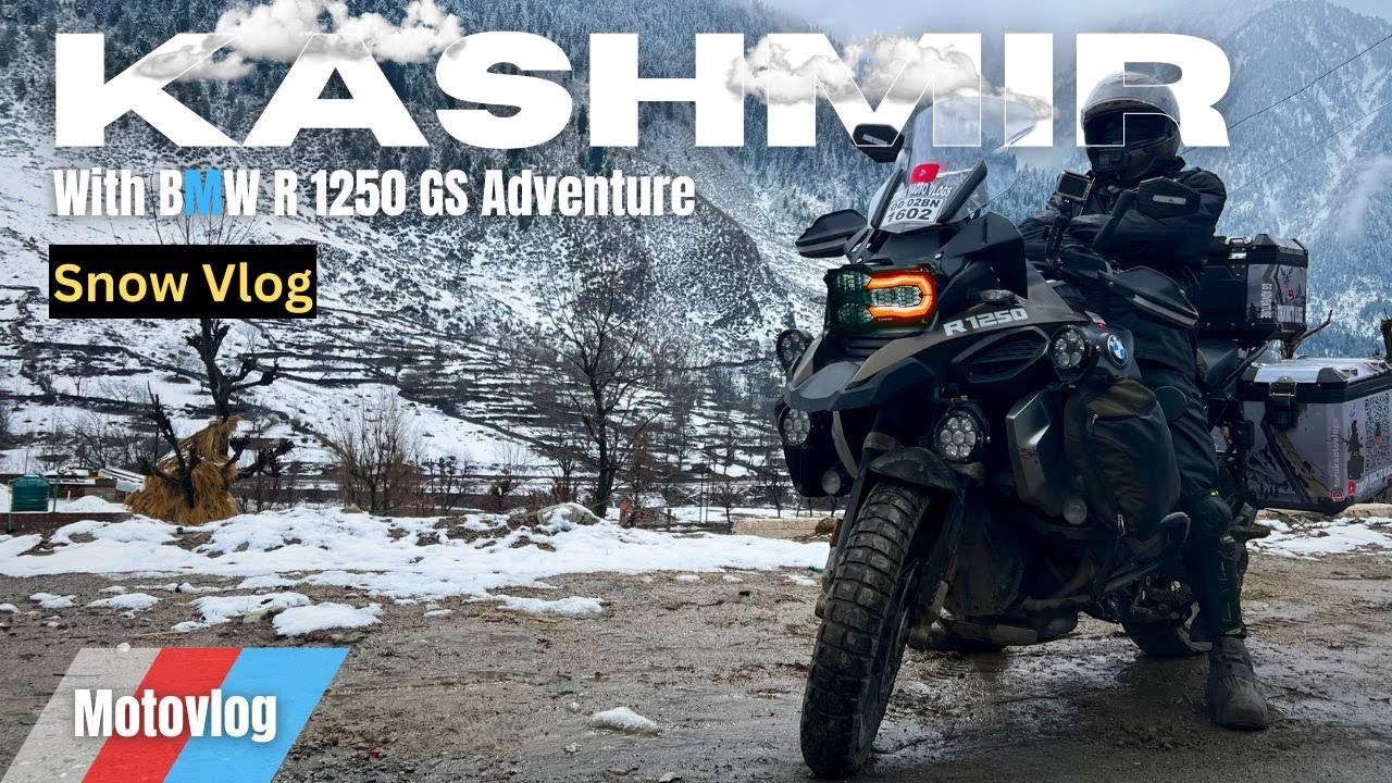 My First Snow Ride on the BMW R 1250 GS Adventure | Epic Winter Motovlog!  | Kashmir Ride Ep 7