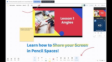How to Screenshare in Pencil Spaces | Pencil Spaces Tutorials