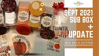 September 2021 Sub Box Reveal &amp; Life Update | Bee Jay’s Glitter