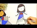 Как рисовать принцессу МУЛАН | НЯНЯ УЛЯ - Уроки рисования для детей