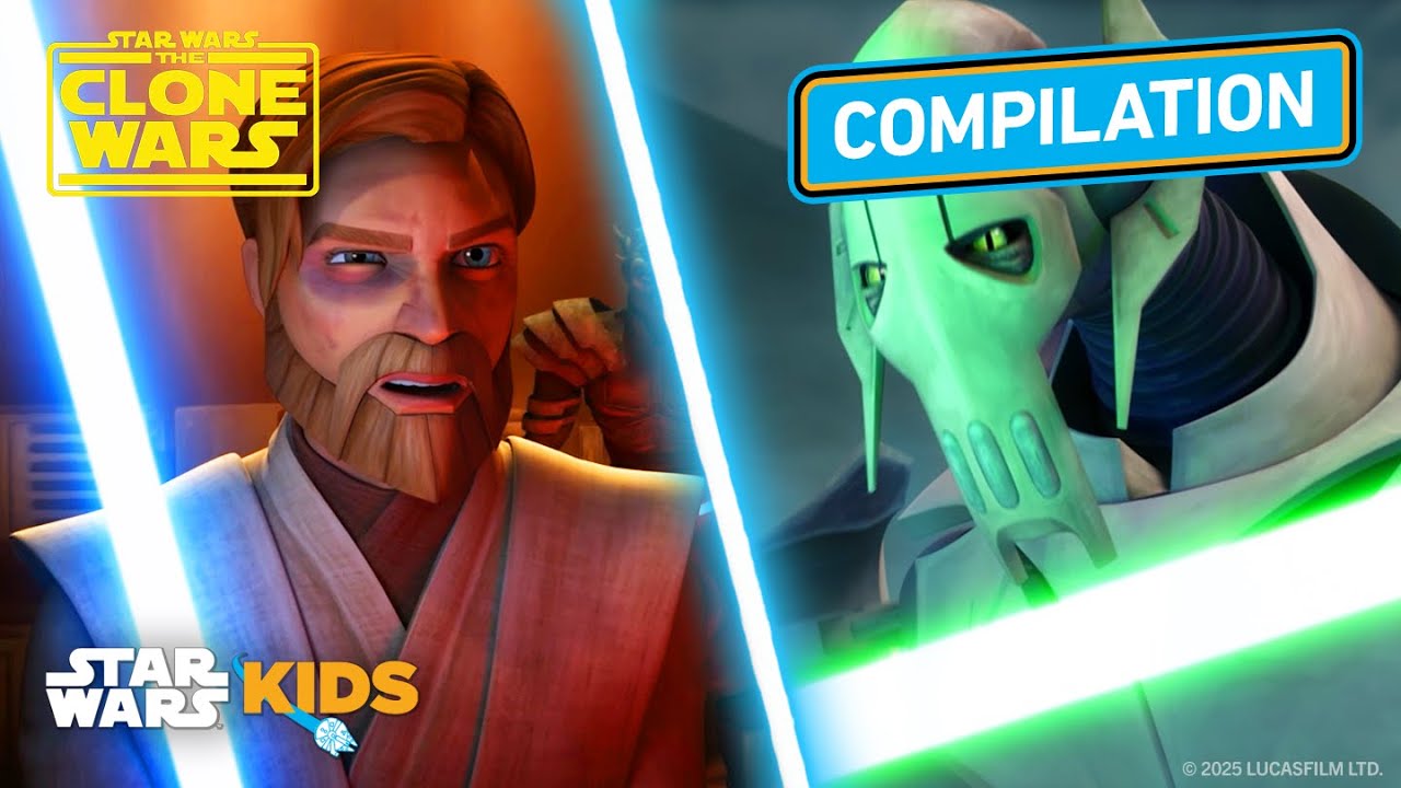 Epic Lightsaber Battles ⚔️💥🔦 | Star Wars: The Clone Wars‬