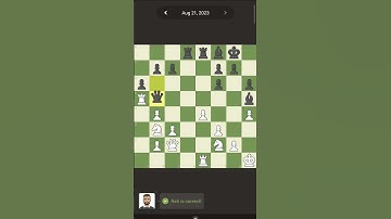 Daily Puzzle - August 21st, 2023 (Chess.com)