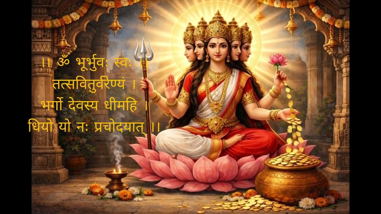 गायत्री मंत्र 108 बार| सुनते ही मन शांत,ऊर्जा और रक्षा कवच |Gayatri Mantra 108 Times 