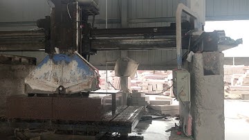 1400mm blade middle stone block cutting machine bridge saw