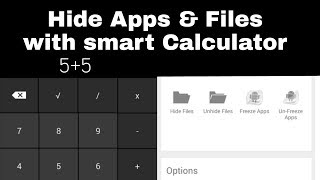 How To Hide Apps & Files With Smart Hide Calculator App | Root Required screenshot 5