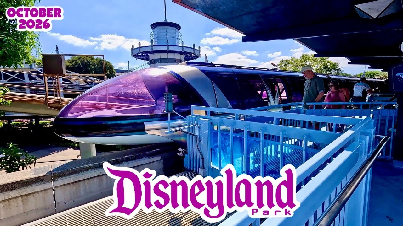 🚝 Disneyland Monorail Full Ride! Disneyland to Downtown Disney