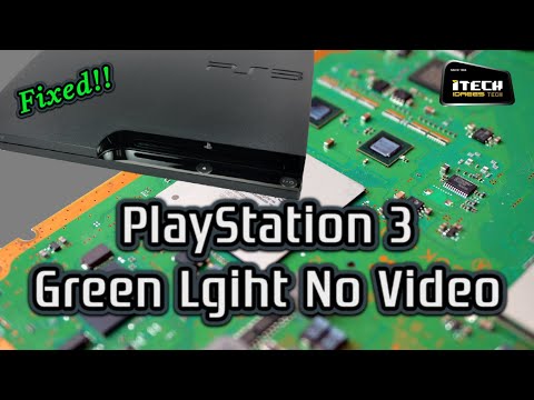 FIXED. PS3 Slim Green Light Of Death (GLOD). No Video/No Audio/No Controller Sync