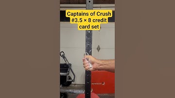 Coc 3.5 x 8 credit card set. #grip #strength  #captainsofcrush