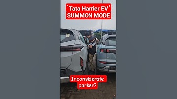 Tata Harrier EV का remote parking feature | SUMMON MODE #tataharrierev #tatamotors ै