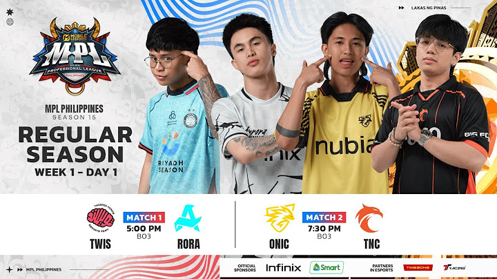 🔴 LIVE | MPL PH S15 | ENGLISH - Week 1 Day 1