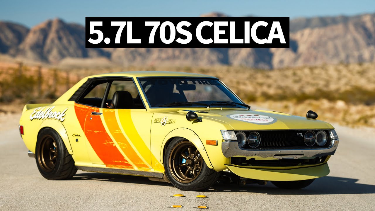 70s Racing Inspired V8 Swapped Toyota Celica Aka Tokyo Trans Am Youtube