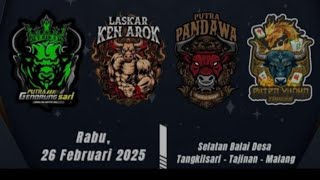 Live Bantengan Putra Pandawa,Laskar Ken Arok,Putra Yuda Dan Putra Gendrung Sari Tangkilsari Tajinan