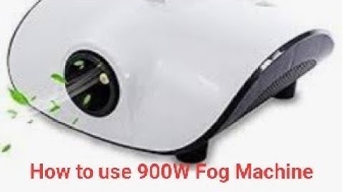Easy Way to Disinfect your Car using 900W Fog Machine