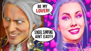 SiNDEL HARDCORE SiMPING! For all Male Kombatants - Mortal Kombat 11 Sindel intros