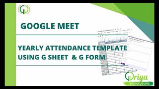 Attendance Template PART 2 | Guidance to create the template by yourself