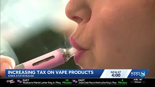 Iowa lawmakers advance bills to raise vape and cigarette taxes