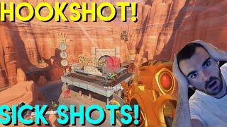 WIDOWMAKER HOOKSHOT TUTORIAL AND MONTAGE! (Overwatch Gameplay Guide, Console)