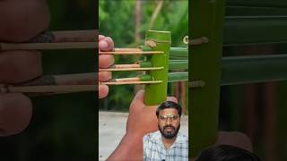 Bamboo Creations with 3 arrow #bamboo #Slingshots #DIY