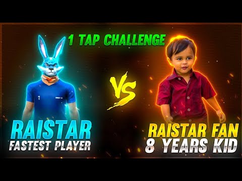 "8 Years Boy Challenge Raistar 1 Tap Shot Clash Squad 1 vs 1 - YouTube