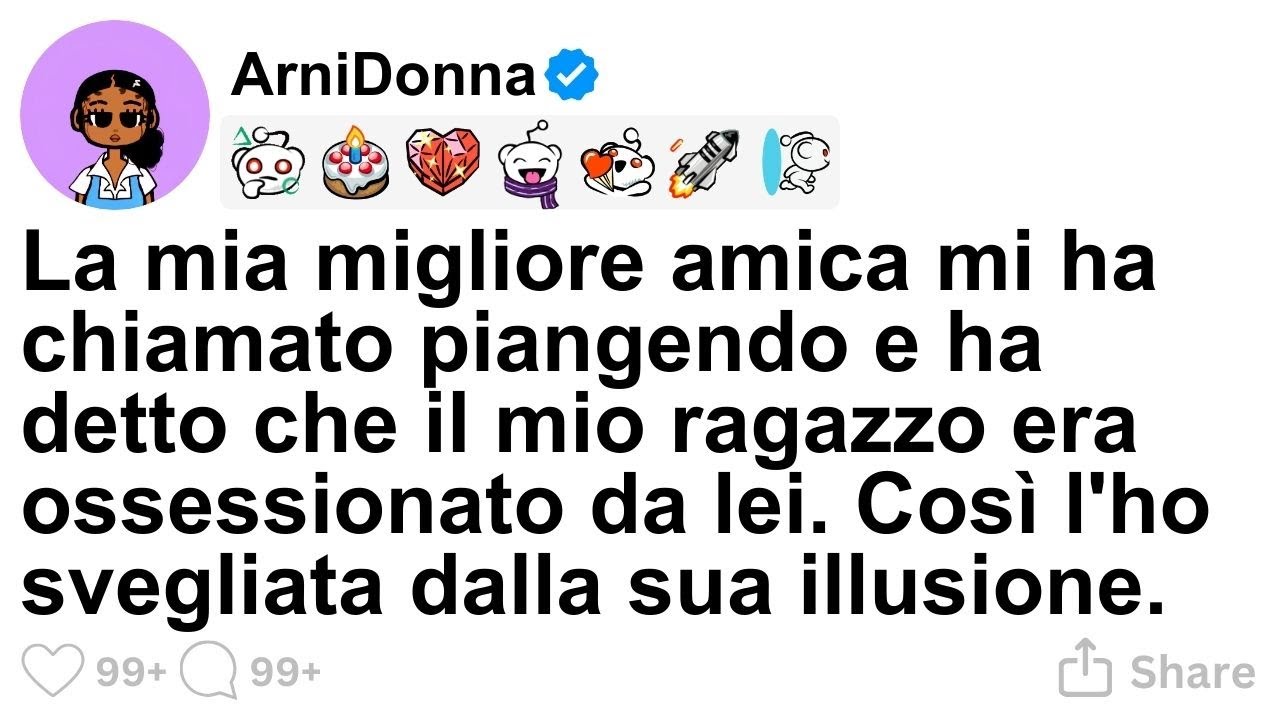[STORIA COMPLETA] La mia migliore amica mi ha chiamato piangendo e ha detto che il mio ragazzo era o