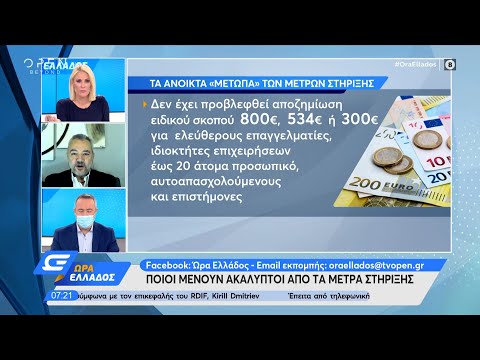 Ποιοι μένουν ακάλυπτοι από τα μέτρα στήριξης | Ώρα Ελλάδος 12/11/2020 | OPEN TV