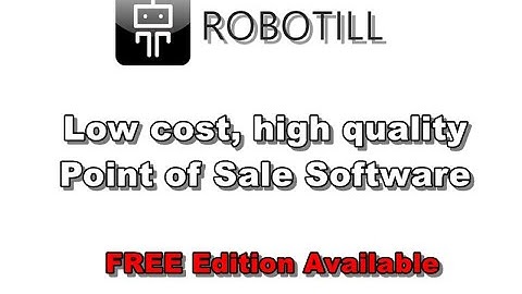 Low cost, high quality Point of Sale Software