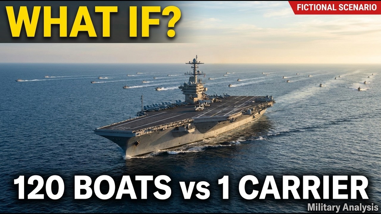 What If Iran Sent 120 Suicide Boats At A US Carrier? Hypothetical Naval Scenario Analysis