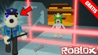 👮CONSIGUE NUEVA SKIN SECRETA DE PIGGY *GRATIS* OSO POLICÍA🐷ROBLOX ESCAPA DE LA CERDA