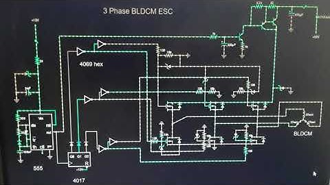 3 Phase BLDC ESC circuit schematic