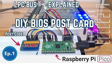 BIOS POST Card with the Raspberry Pi Pico and LPC bus explained. Ep.1