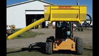 Skid Steer Concrete Mixing and Dispensing Bucket  Skidsteers.com