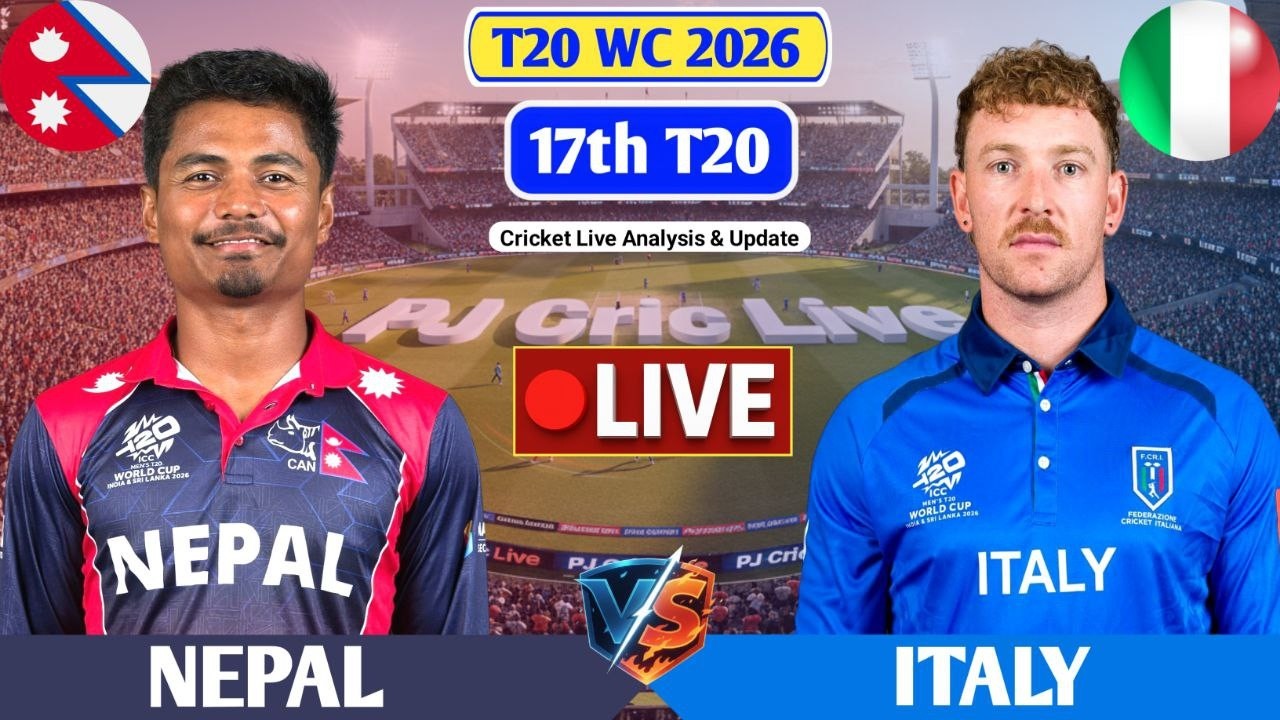 Nepal Vs Italy 17th T20 Match | Live Score Analysis & Discussion | NEP vs ITA T20 Match