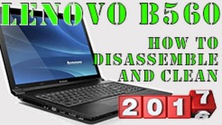 Lenovo B560, V560, B570, V570, V575, Y570, Z570, Z575 - Disassembly (Разборка и чистка ноутбука)