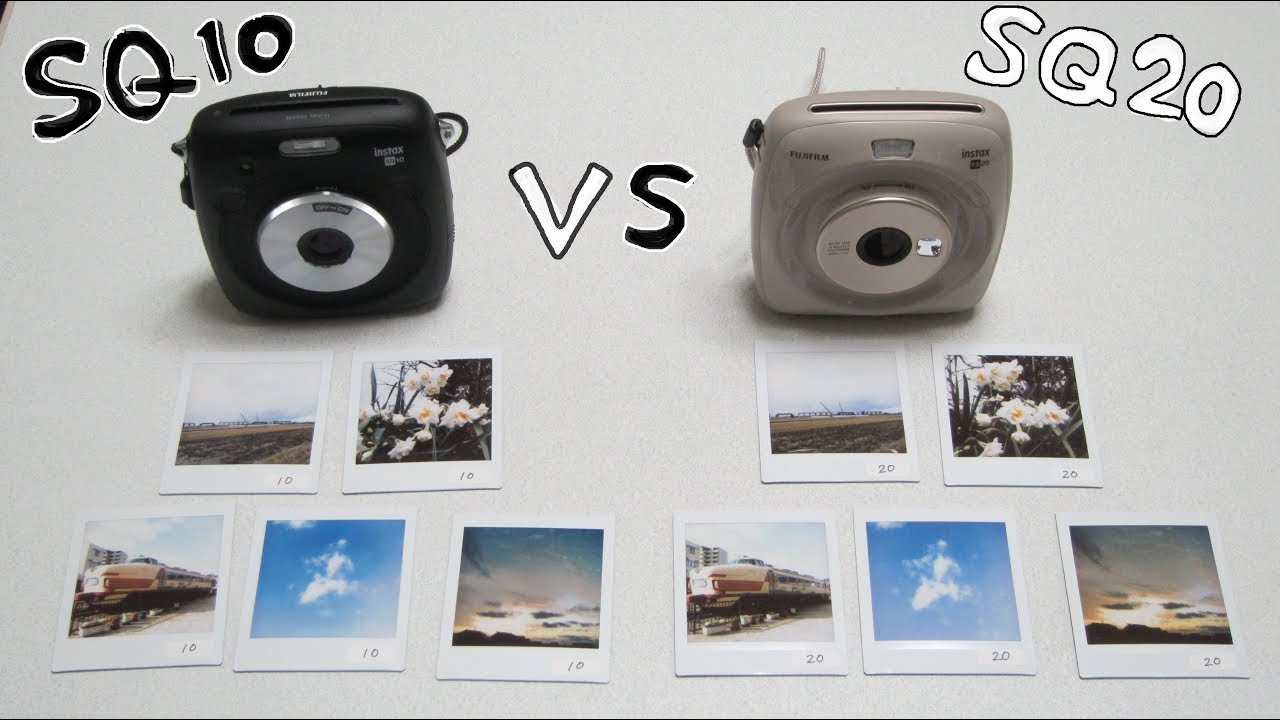 subtiel Tirannie Score FUJIFILM instax SQUARE SQ10 vs SQ20 チェキ SQ10 vs SQ20 - YouTube