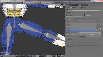 Tutorial 3: Adding an armature. Skinning. Blender 2.6. Part 2