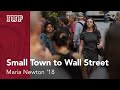 Small Town to Wall Street: Maria Newton ’18