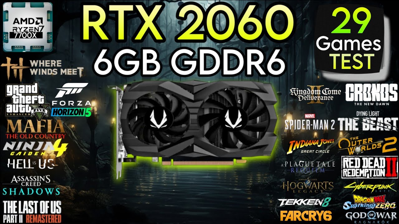 RTX 2060 In End Of 2025 Test In 29 Games Still A Good Budget Gpu 