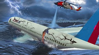 Flew Into The BERMUDA TRIANGLE - Control System Failure! Landings On The Water Besiege Plane Crash